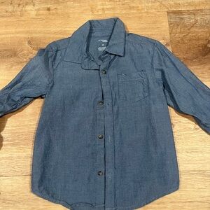 Carter's Blue Button Down Shirt Long Sleeve